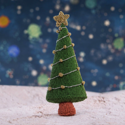 Cosmic Santa KAL: Part One - Christmas Tree Knitting Pattern