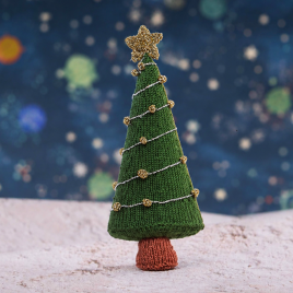 Cosmic Santa KAL: Part One - Christmas Tree Knitting Pattern