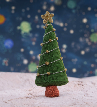 Cosmic Santa KAL: Part One - Christmas Tree Knitting Pattern