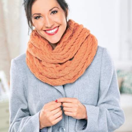 Cosy Cabled Cowl Knitting Pattern