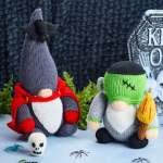Count Gonkula | Halloween Gonk (Gnome) Knitting Pattern Knitting Pattern