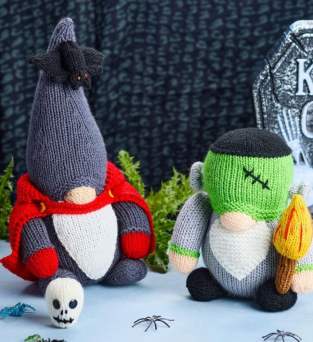 Count Gonkula | Halloween Gonk (Gnome) Knitting Pattern Knitting Pattern