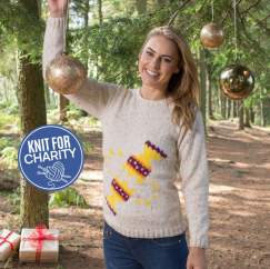 Cracker Christmas Jumper Knitting Pattern | Save the Children - Knitting Pattern