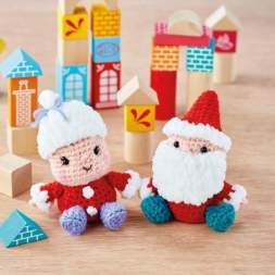 Mr & Mrs Claus Christmas Crochet Pattern Crochet Pattern