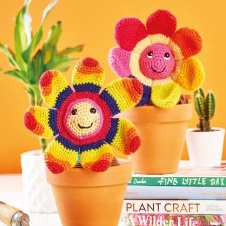 Smiley Flowers crochet Pattern