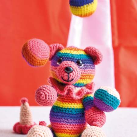 Circus Teddy Bear crochet Pattern