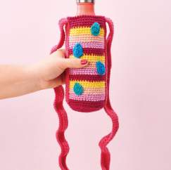 Droplet Water Bottle Holder Crochet Pattern