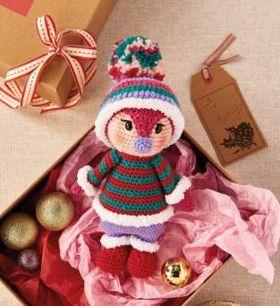Christmas Penguin Toy Crochet Pattern Knitting Pattern