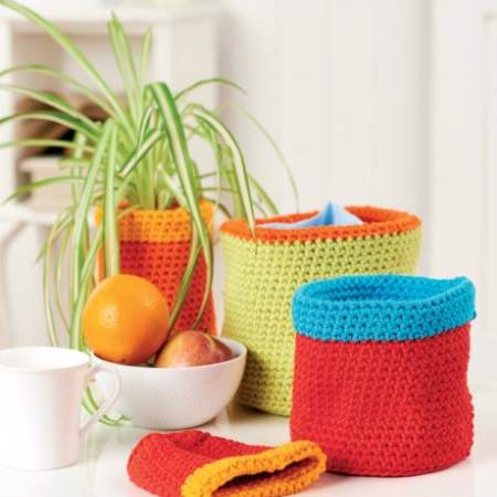 Crochet Baskets crochet Pattern