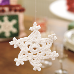 Snowflake Decoration Crochet Pattern Knitting Pattern