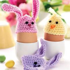 Quick & easy Easter egg cosies Knitting Pattern