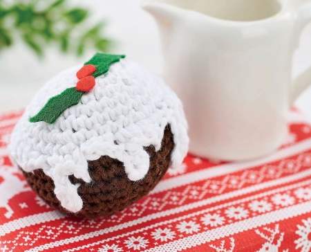 Bonus Crochet Christmas Pudding crochet Pattern