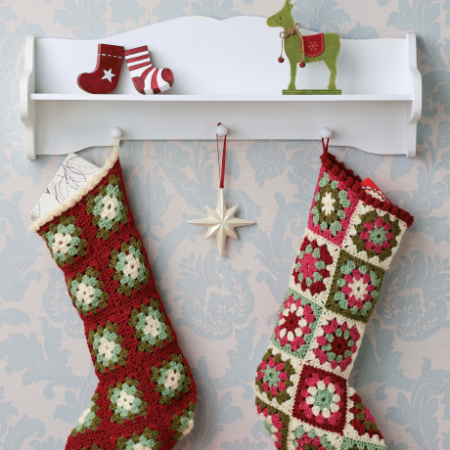 Crochet Christmas Stockings Knitting Pattern