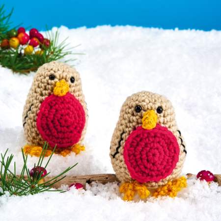Mini Robins crochet Pattern