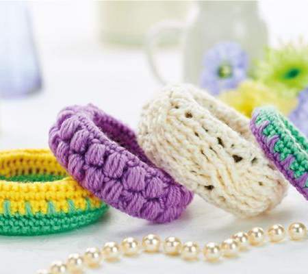 Crocheted Bangles crochet Pattern