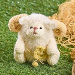 Curly Sheep Toy Crochet Pattern Knitting Pattern