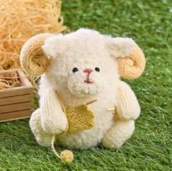 Curly Sheep Toy Knitting Pattern - Knitting Pattern