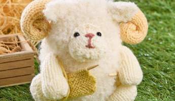 Curly Sheep Toy Knitting Pattern
