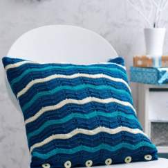 Nautical Cushion Knitting Pattern