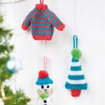 Cute Christmas Decorations Knitting Pattern