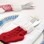 Christmas Cutlery Holders Knitting Pattern