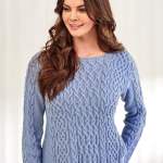 Debbie Bliss Cable Jumper Knitting Pattern