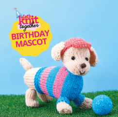 Dachshund Birthday Mascot Knitting Pattern