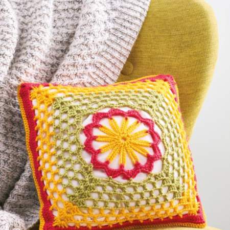 Daisy Cushion crochet Pattern