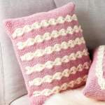 Daisy Stitch Cushions Knitting Pattern