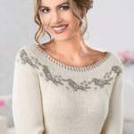 Yoke Bird Sweater Knitting Pattern