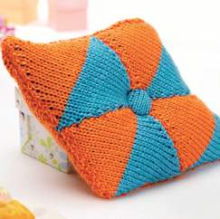 Stashbuster Diamond Pincushion - Knitting Pattern
