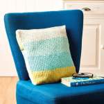 Diamond Stripe Cushion Knitting Pattern