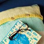 Diamond Stripe Cushion Knitting Pattern