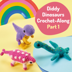 Diddy Dinosaurs Crochet-Along: Part One Crochet Pattern