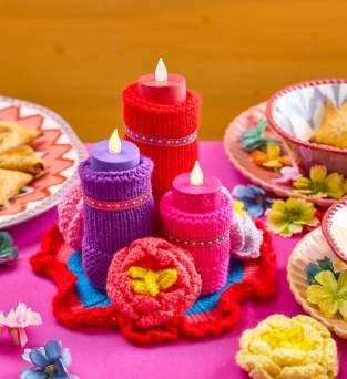 Diwali Table Set Knitting Pattern Knitting Pattern