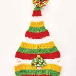 Festive Dog Hat And Bandana Pattern Knitting Pattern
