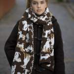 DesignEtte Dogs Scarf Knitting Pattern