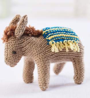 Classic Christmas Nativity Knitalong | Part Six - Donkey Knitting Pattern