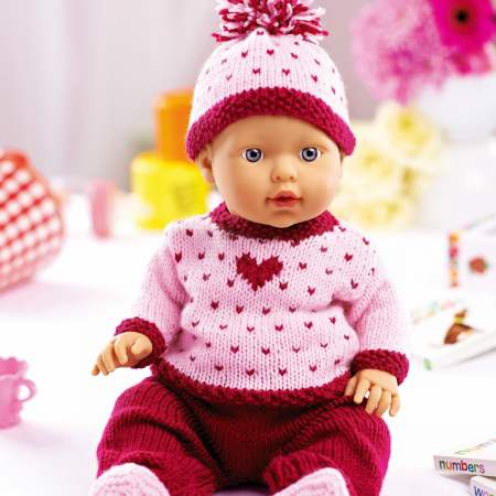 Knitted Dottie Doll Clothes Knitting Pattern