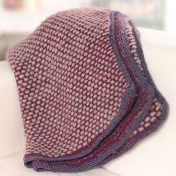Spotty Slip-Stitch Blanket Knitting Pattern Knitting Pattern