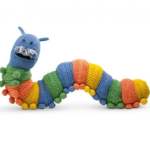 Doug the caterpillar draught excluder Knitting Pattern