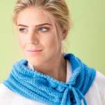 Quick Drawstring Cowl Knitting Pattern