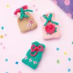 Drawstring Gift Bags Knitting Pattern