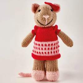 Beginner Dress-Up Mouse Toy Knitting Pattern Knitting Pattern