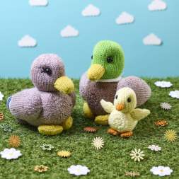 Duck Family Toy Knitting Pattern Knitting Pattern