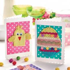 Easter Cards Knitting Pattern