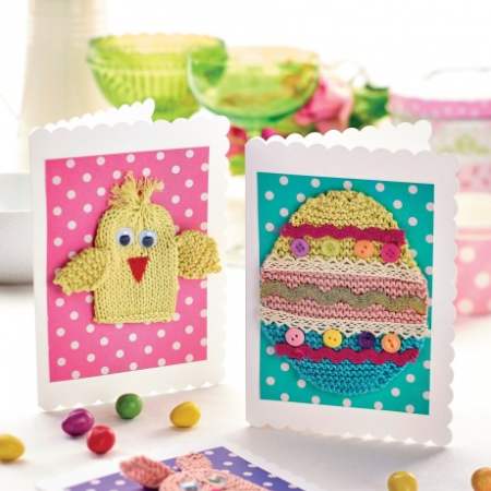 Easter Cards Knitting Pattern