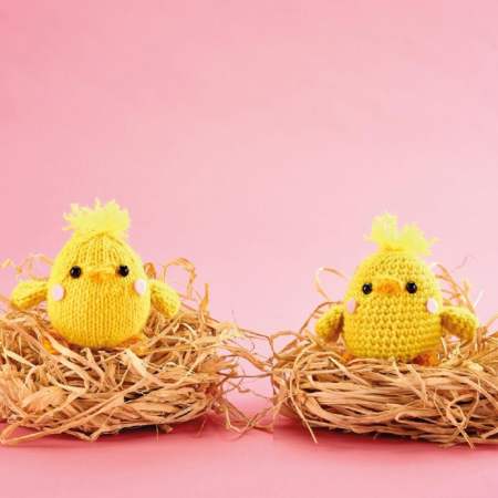 Easter Chicks Knitting Pattern