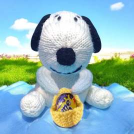 Easter Dog Chocolate Orange Cover Knitting Pattern Knitting Pattern