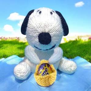 Easter Dog Chocolate Orange Cover Knitting Pattern Knitting Pattern